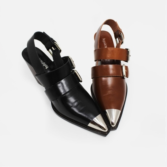 Free People x Jeffrey Campbell Harley Slingback Heels size 9 NWT - Picture 4 of 14